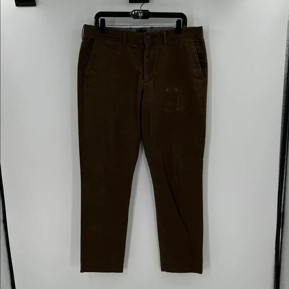 J. Crew Men's 770™ Straight-fit stretch chino pant - Brown - 34 - NWOT Flawed